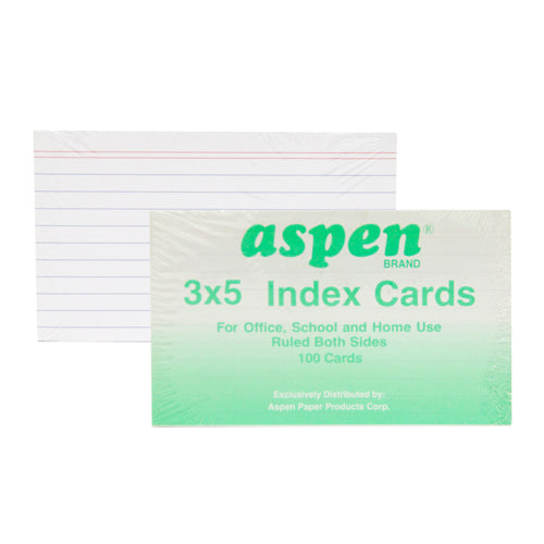 3×5 Index Cards