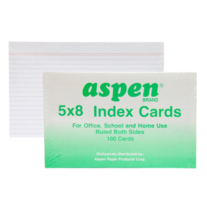 5×8 Index Cards